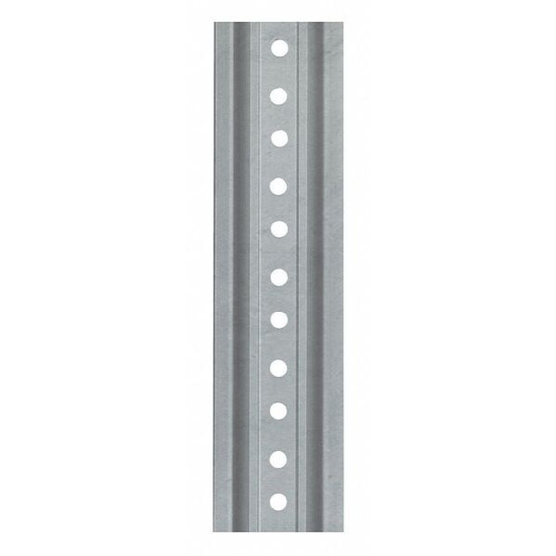Sign Post, U-Channel, ,Steel Galvanized, Galvanized, 7 ft. L, 1-15/32" D