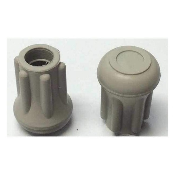 Manufacturer Varies Protective Leg Tip, SlipOn, Rd, 33/64", PK10 LTB 15G/W