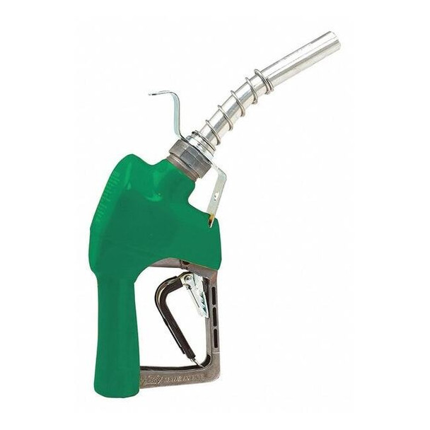 Husky FuelNozzle,Green,3/4in,NPT,7inAlumSpout 337003N-03