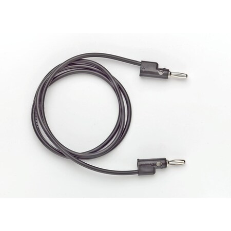 Pomona Electronics Banana Plug Patch Cord,8",Black,5000V B-8-0