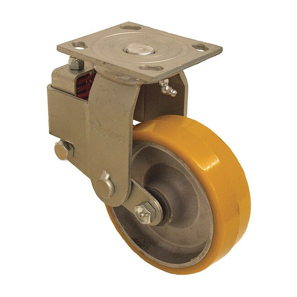 Manufacturer Varies Plate Caster,Rigid,Polyurethane,8 1/2"H P22S-UA060R-14