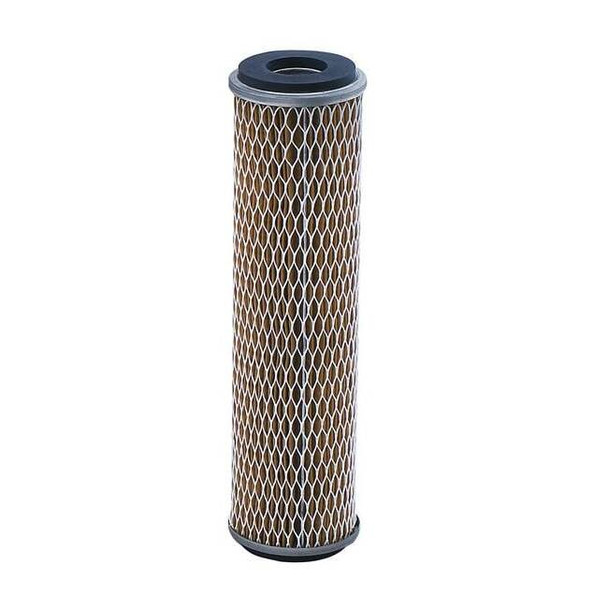 Pleated Filter Cartridge, 21 gpm, 10 Micron, 2-1/2" O.D., 29 5/8 in H