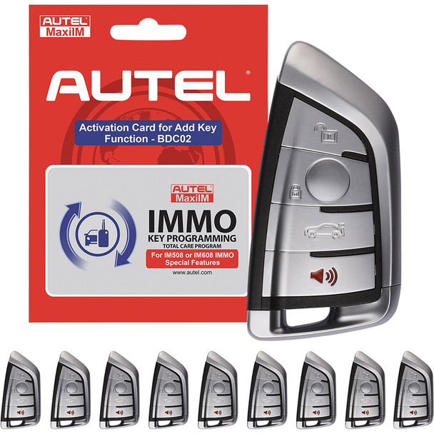 Software card and 4-button BMW-style IKEY Bundle for BMW G-Chassis vehicles IKEYBRAZ4T