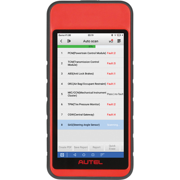 The Autel MaxiDIAG 909PRO is a wireless Android-based All-Systems scanner. MD909PRO