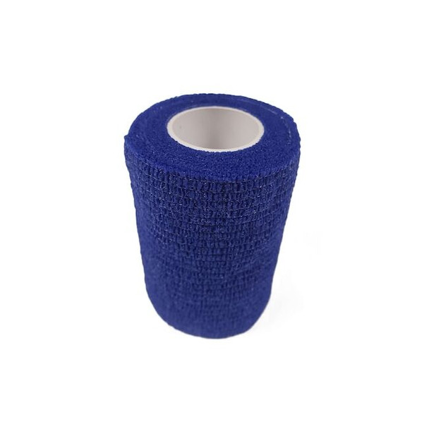 First Voice Self-Adhesive Bandage, 3" x 5yds (10-Pack), Dark Blue TS-3183-10DB