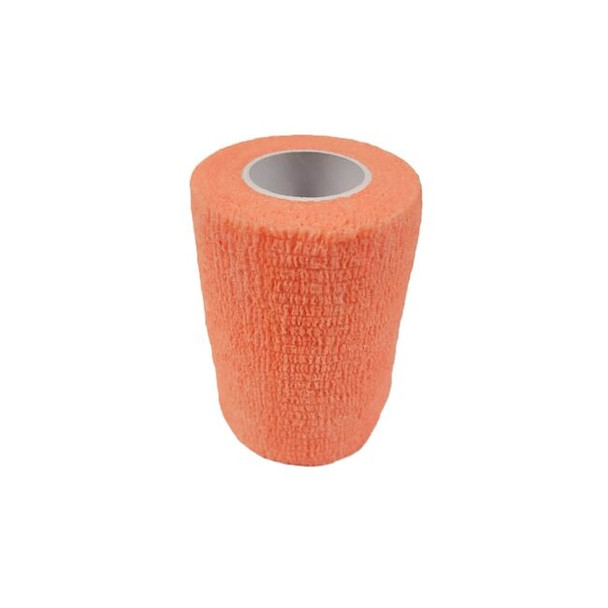 First Voice Self-Adhesive Bandage, 3" x 5yds (10-Pack), Orange TS-3183-10O