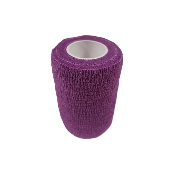 First Voice Self-Adhesive Bandage, 3" x 5yds (10-Pack), Purple TS-3183-10P