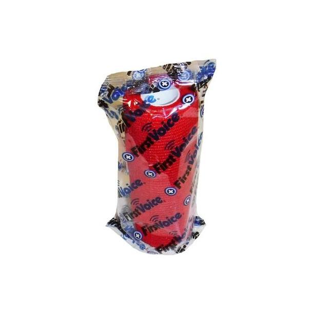 First Voice Self-Adhesive Bandage, 5" x 5yds (4-Pack), Red TS-3192-4R