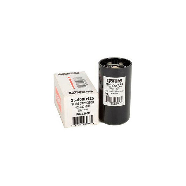 Rotom 400B 400-480MFD 110/125V Start Capacitor Round