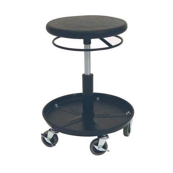 Shopsol Welding Stool, Height Range 16" to 21", Polyurethane Black 1010302