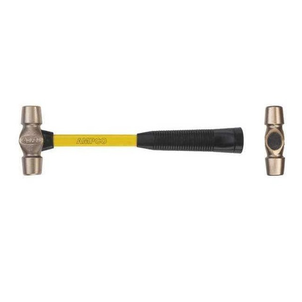 Ampco Safety Tools Machinist Hammer,1-1/2 lb.,14" L H-45FG