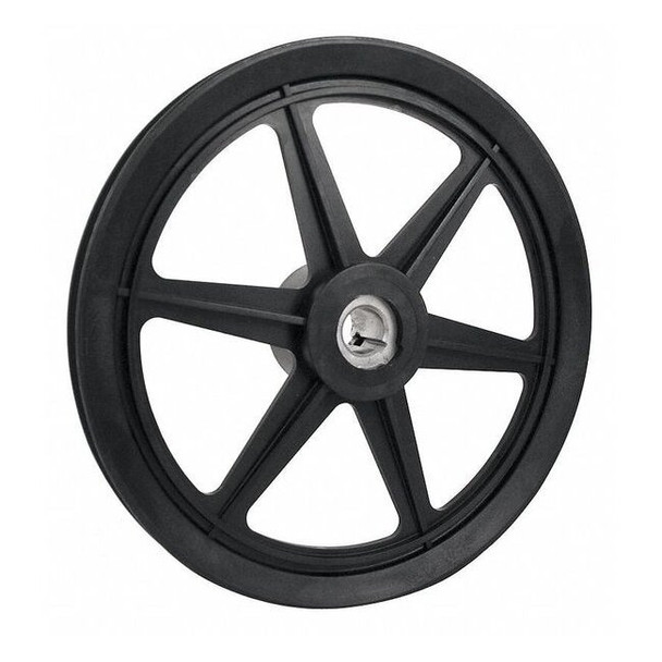 5/8 in Fixed Bore 1 Groove Standard V-Belt Pulley 9.25 in OD