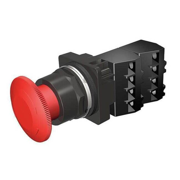 Siemens Push Button Operator, 30 mm, 2NC, Red 52BR8W2G