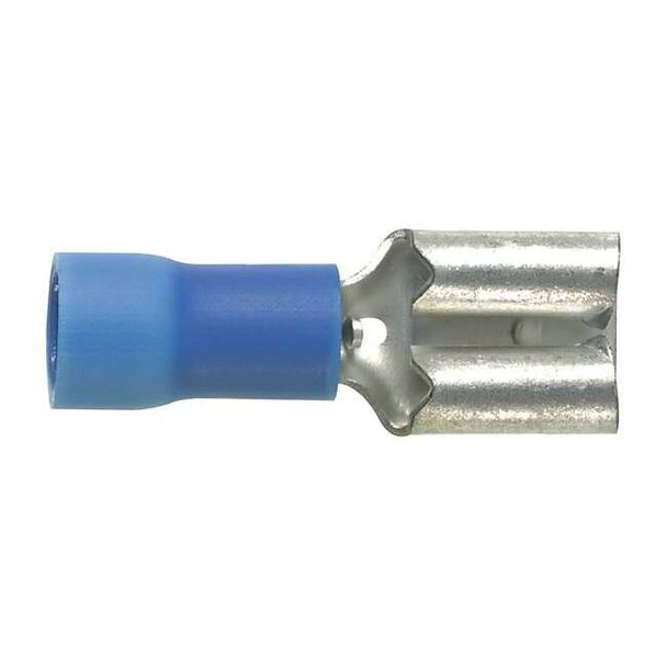 Panduit Wire Disconnect, Blue, Vinyl, PK100 DV14-250B-C