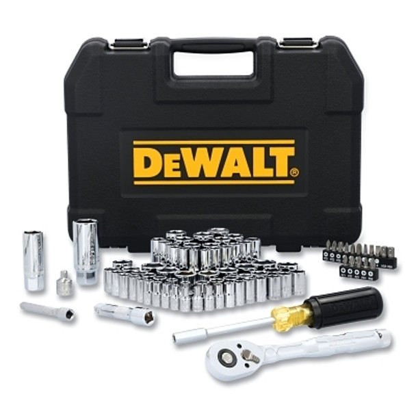 Mechanics Tools Set, 84-pc, 1/4 in and 3/8 in Drive, 72 Tooth Ratchet