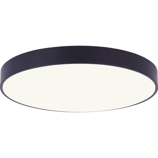 Canarm 8 In. Black Edgeless LED Disc Light Fixture DL-8F-15WS-BK-C