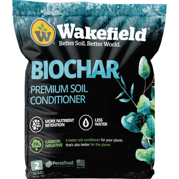 Wakefield Biochar 2 Qt. Premium Plant-Based Soil Conditioner 4205