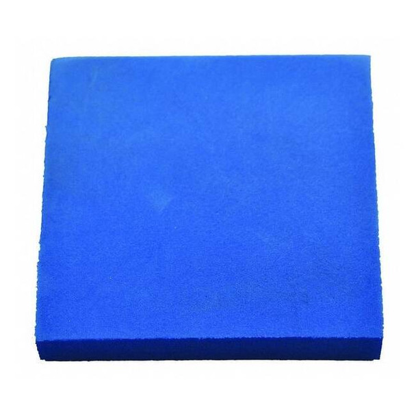 Foam Sheet, Crosslink, 24 in W, 24 in L, 1/4 in Thick, Blue