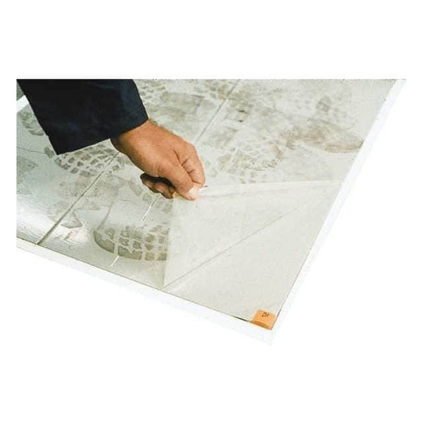 Plasticover Floor Protection Mats,3 ft,7lb,White,PK2 PCS240036-2W