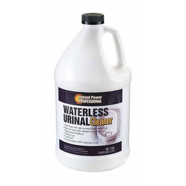 Instant Power Professional Waterless Urinal Cleaner,Clear,1 gal. 8206