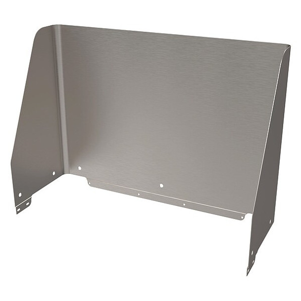 Acorn Controls Splash Guard, SS, Silver PS1000-SG