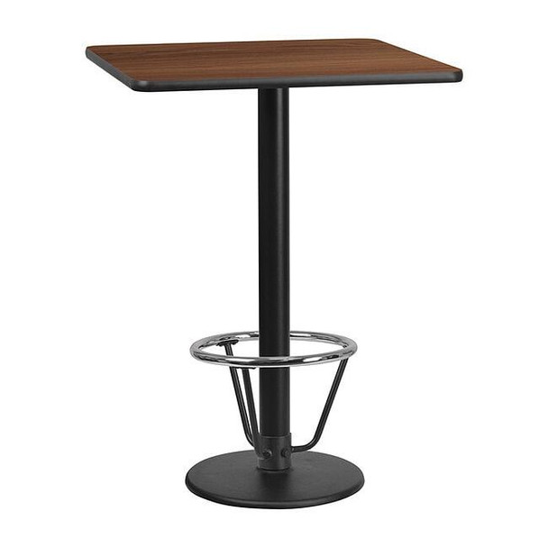 Square Laminate Table, Laminate, Wood Grain