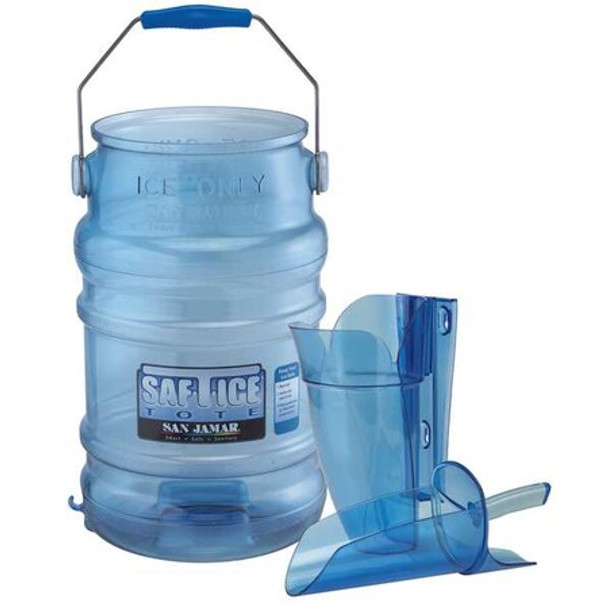 San Jamar Ice Tote System,Blue SI8500