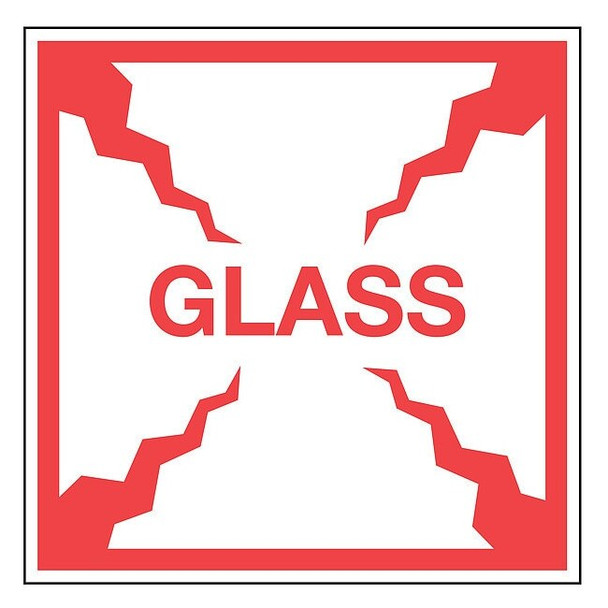 Tapecase InstructionalHandlingLabel,White,PK500 16U880