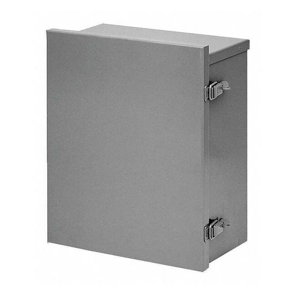 Padlockable Hasp Electrical Enclosures, 16 in H, 6 in D, 16 in W, 3R, Steel