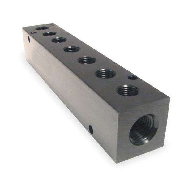 Pneumadyne Manifold,Metal,NPT,7-3/4 In. L M30-375-7