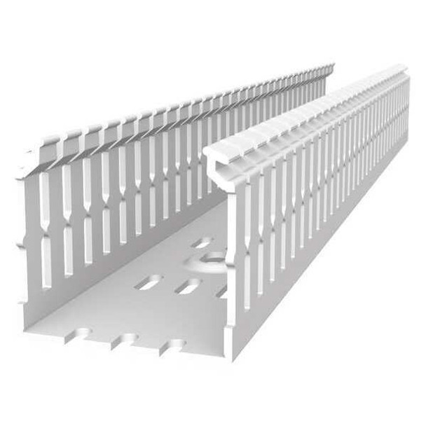 Abb Wiring Duct,Narrow Slot Wall,Wht,6 ft. L TYD1X4NPW6 Abb Wiring Duct,Narrow Slot Wall,Wht,6 ft. L TYD1X4NPW6