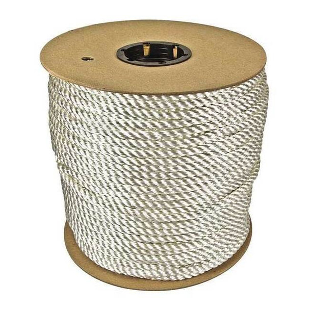 Manufacturer Varies Rope, 600ft, Wht, 1200lb., Nylon 530240-00600