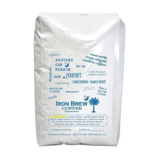 Iron Brew Coffee,4.59 lb. Net Weight,Ground C-1CT5CG