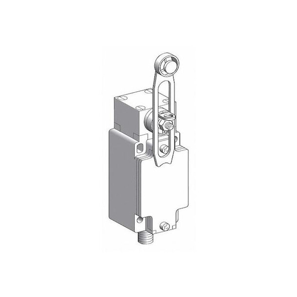 Heavy Duty Limit Switch, Adjustable Roller Lever, Rotary, 1NC/1NO, 4A at 240V AC