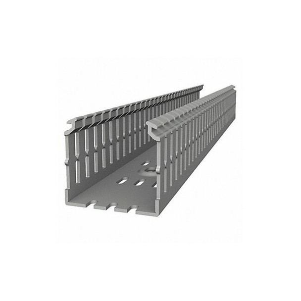 Abb Wiring Duct,Narrow Slot Wall,Gray,6 ft.L TYD2X4NPG6 Abb Wiring Duct,Narrow Slot Wall,Gray,6 ft.L TYD2X4NPG6