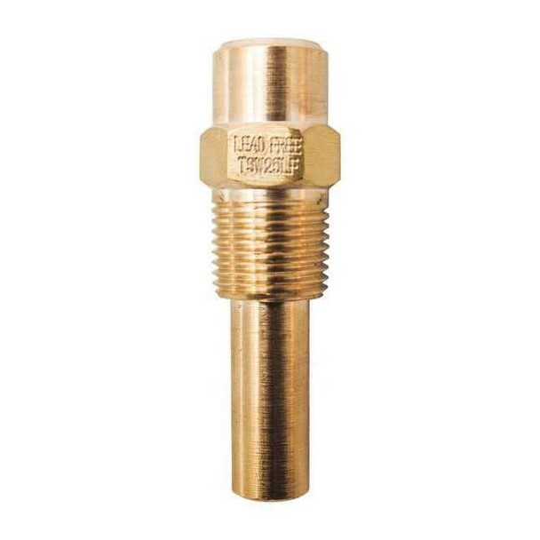 Winters Thermowell, NPT, Brass, Male TSW25LF