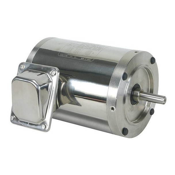 Dayton Washdown Motor,3 Ph,TENV,3/4 HP,1745 rpm 6WY55