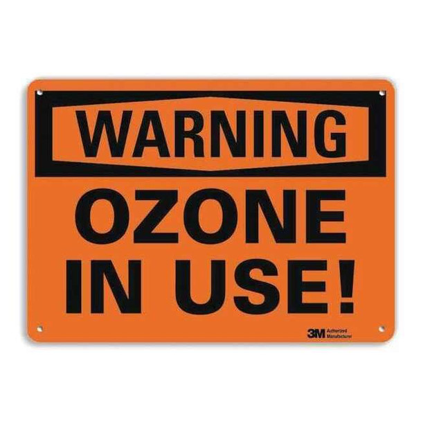Warning Sign, 10 in H, 14 in W, Vertical Rectangle, English, U6-1192-RA_14X10