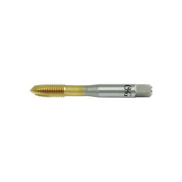 Osg Spiral Point Tap, M5-0.8, Plug, Metric Coarse, 3 Flutes, TiN 1111502705