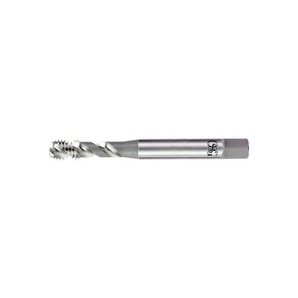 Spiral Point Tap, M4-0.7, Modified Bottoming, Metric Coarse, 3 Flutes, Nitride