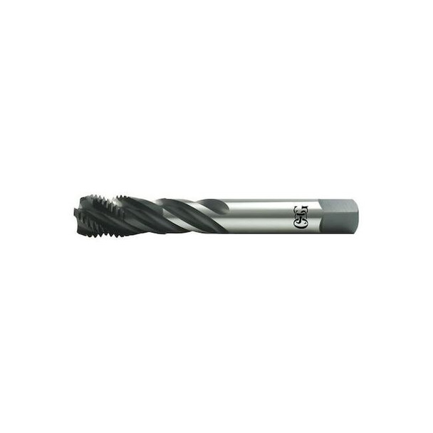 Spiral Flute Tap, M30-3.50, Modified Bottoming, Metric Coarse, 4 Flutes, Oxide