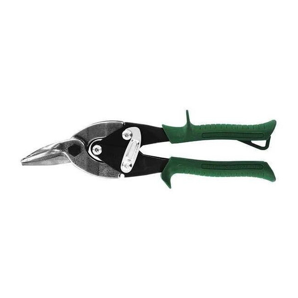 Midwest Snips Aviation Snip, Right Curves/Straight, 9 3/4 in, Steel MWT-6716R