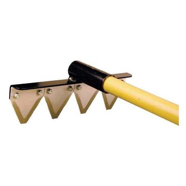 Flamefighter Steel Fire Rake, 60 in L Fiberglass Handle FR