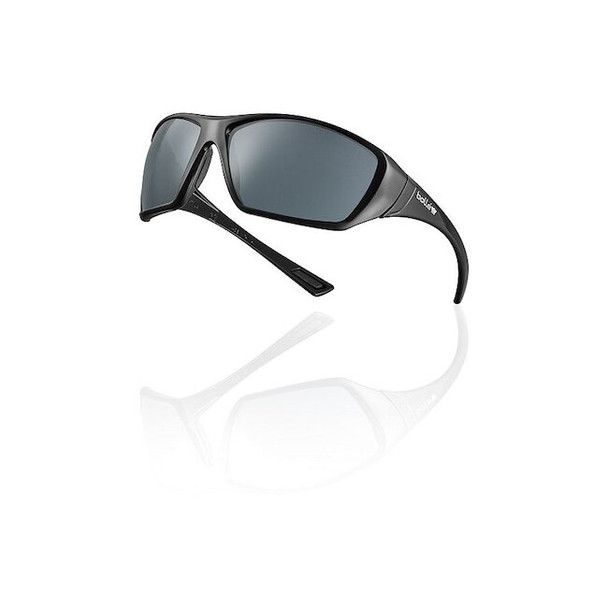 Not Applicable, Safety Glasses, Smoke Lens, Black Frame, Full-Frame