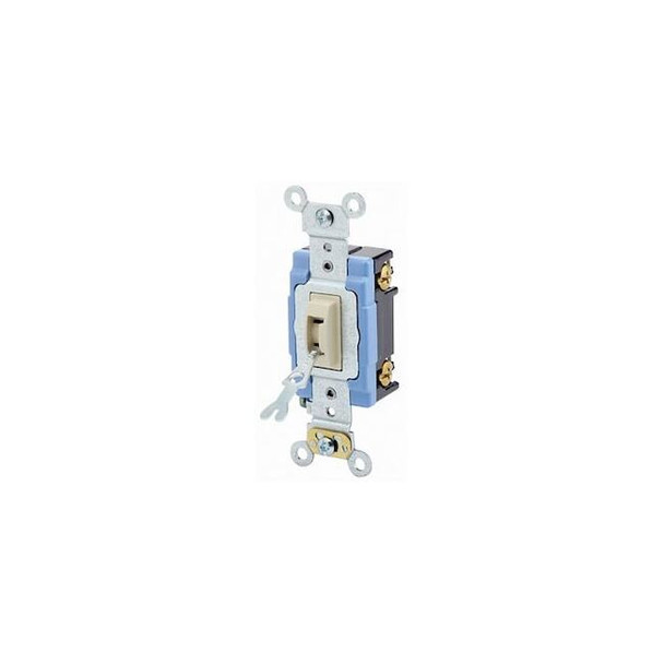 Leviton AC Quiet Switch,Ivory,4.1 in H 1201-2IL