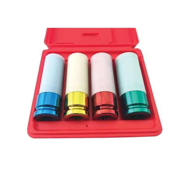 Cta Manufacturing Metric Socket Set,Thin-Wall,4 pcs. 1014