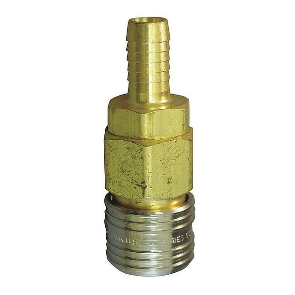 Hansen Quick Connect,Socket,1/4" Body,3/8" Barb 1700E