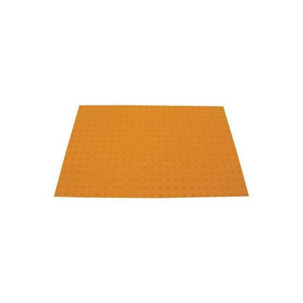 ADA Warning Pad Flexible Cement Yellow, 3 ft W x 5 ft L, 1 in Thick