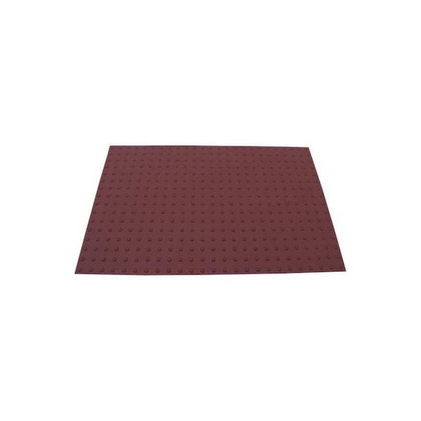 ADA Warning Pad Flexible Cement Red, 3 ft W x 5 ft L, 1 in Thick