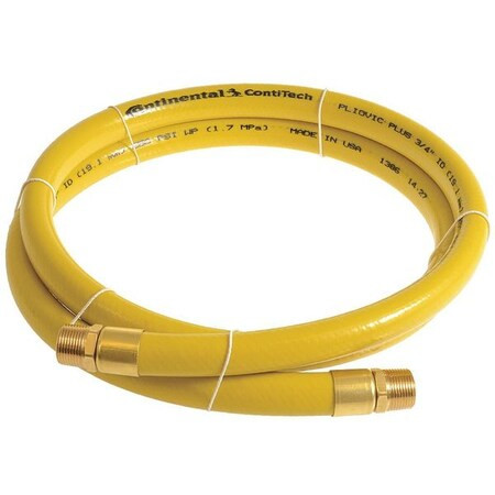 3/4" x 3 ft PVC Coupled Multipurpose Air Hose 250 psi YL